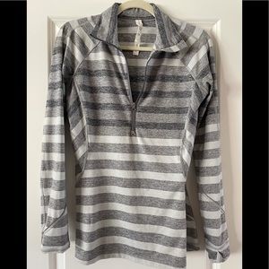 Size 8 Lululemon Half zip, light weight sweatshirt.